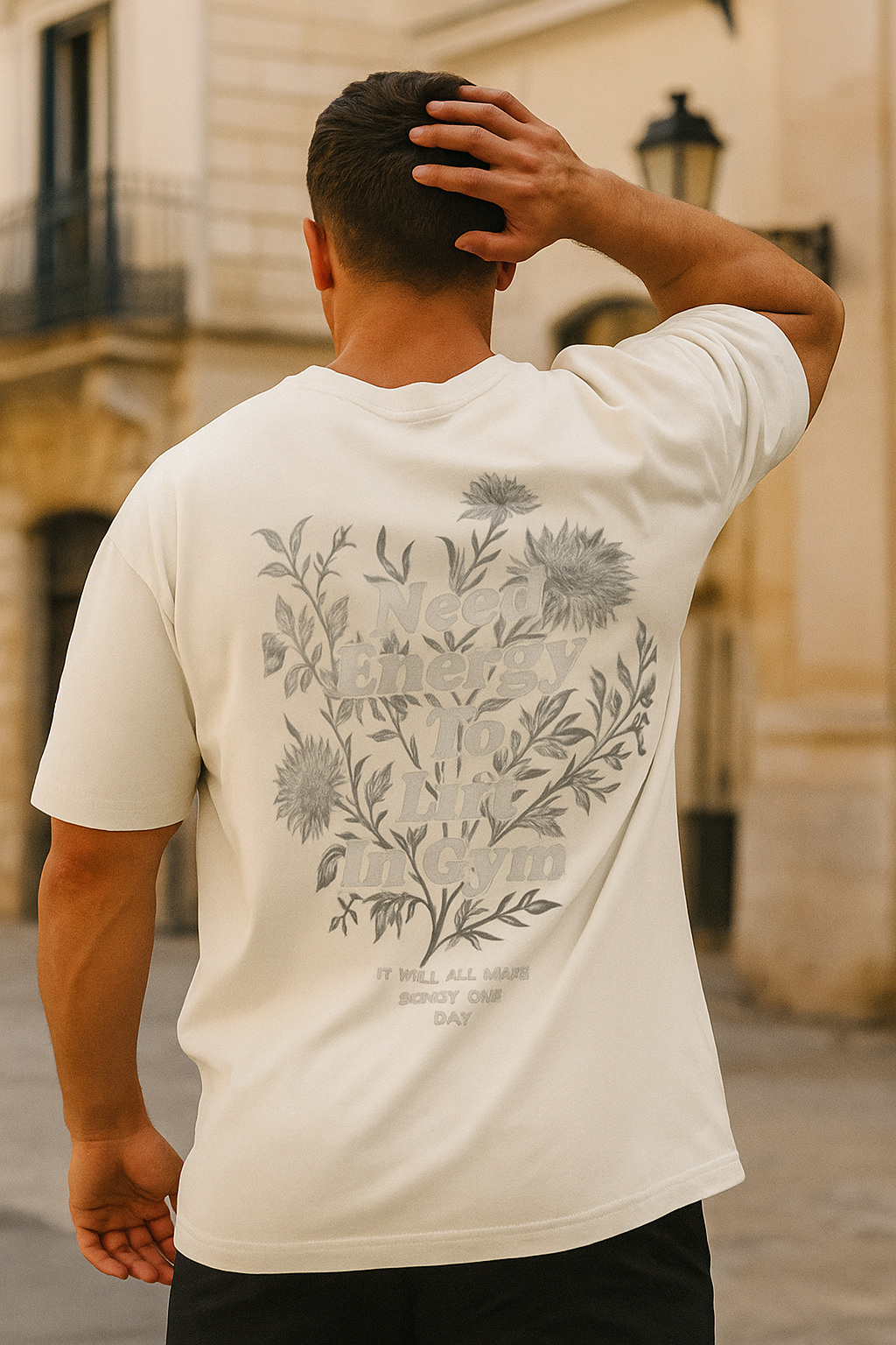 Oversized Lift & Bloom Motivation Unisex T-Shirt