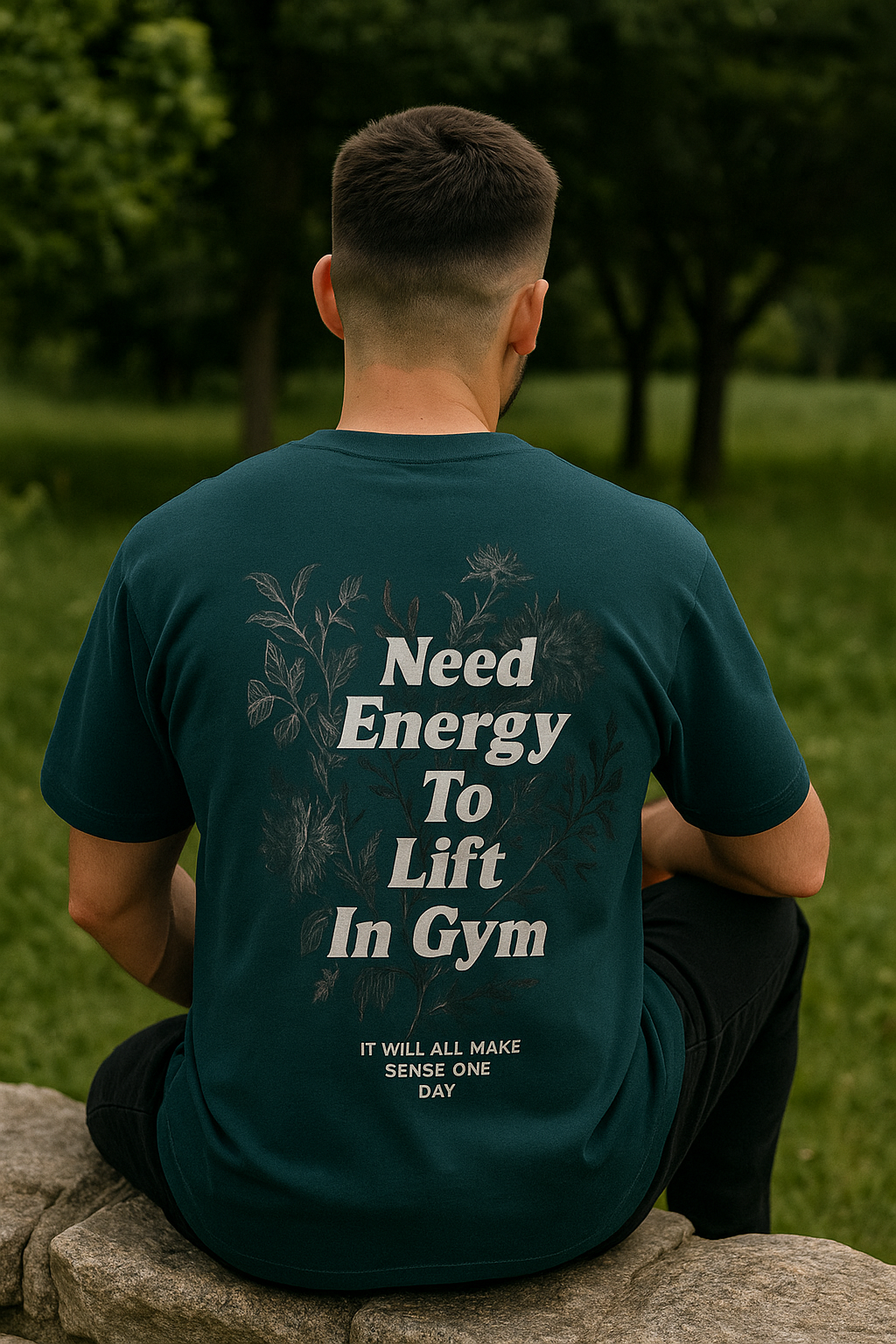 Oversized Lift & Bloom Motivation Unisex T-Shirt