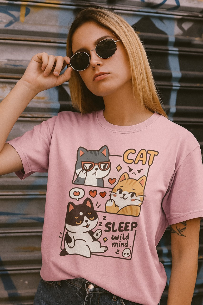 Oversized Cat Chronicles T-Shirt