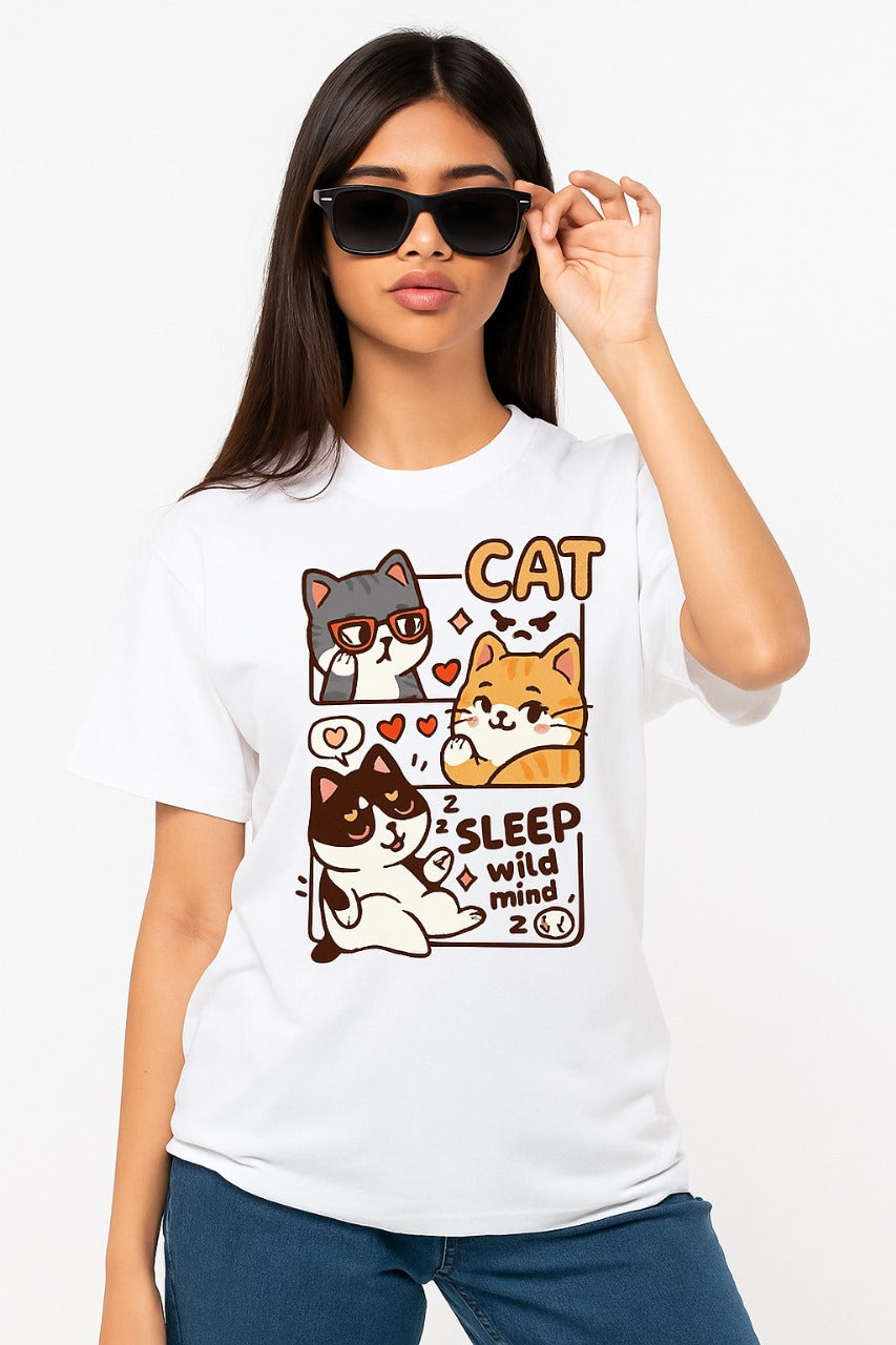 Oversized Cat Chronicles T-Shirt
