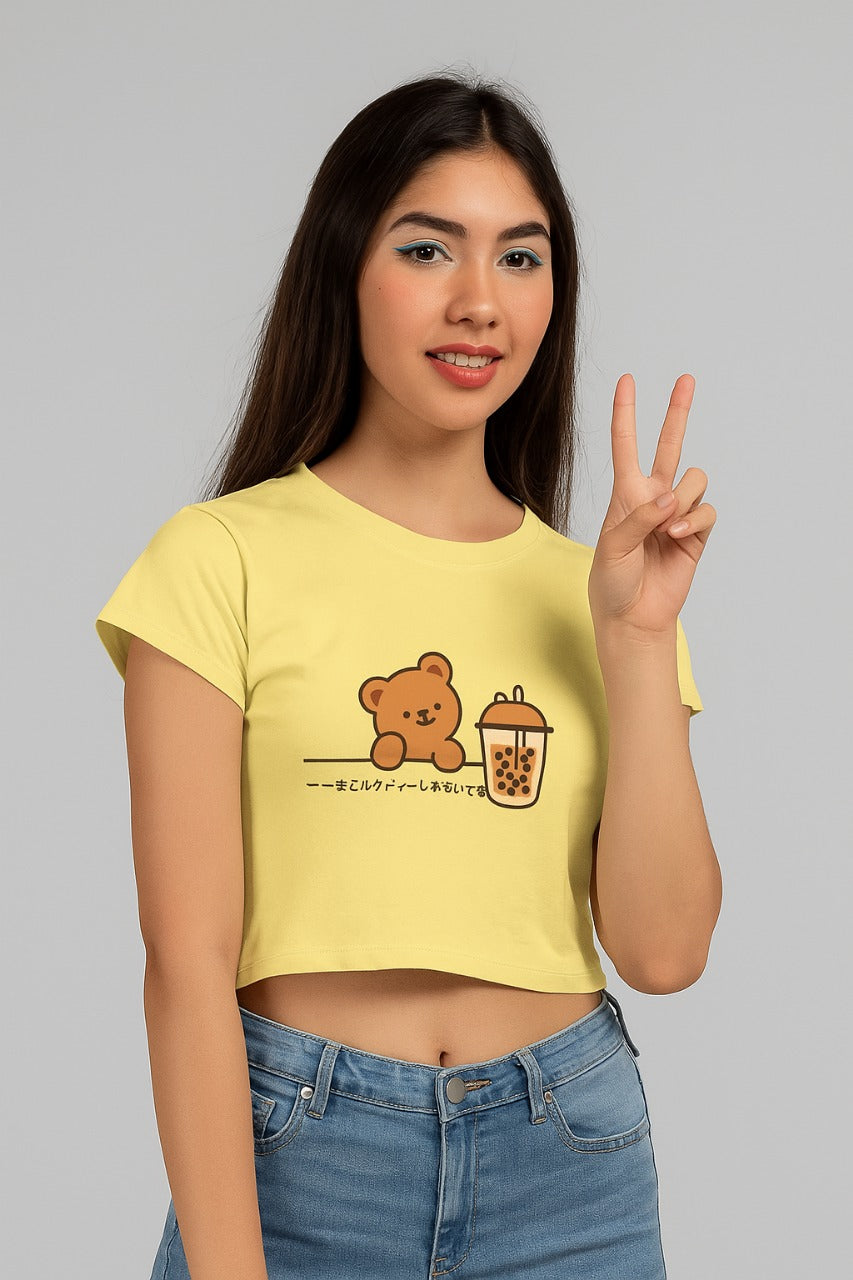 Neko Boba Dreams Crop Top
