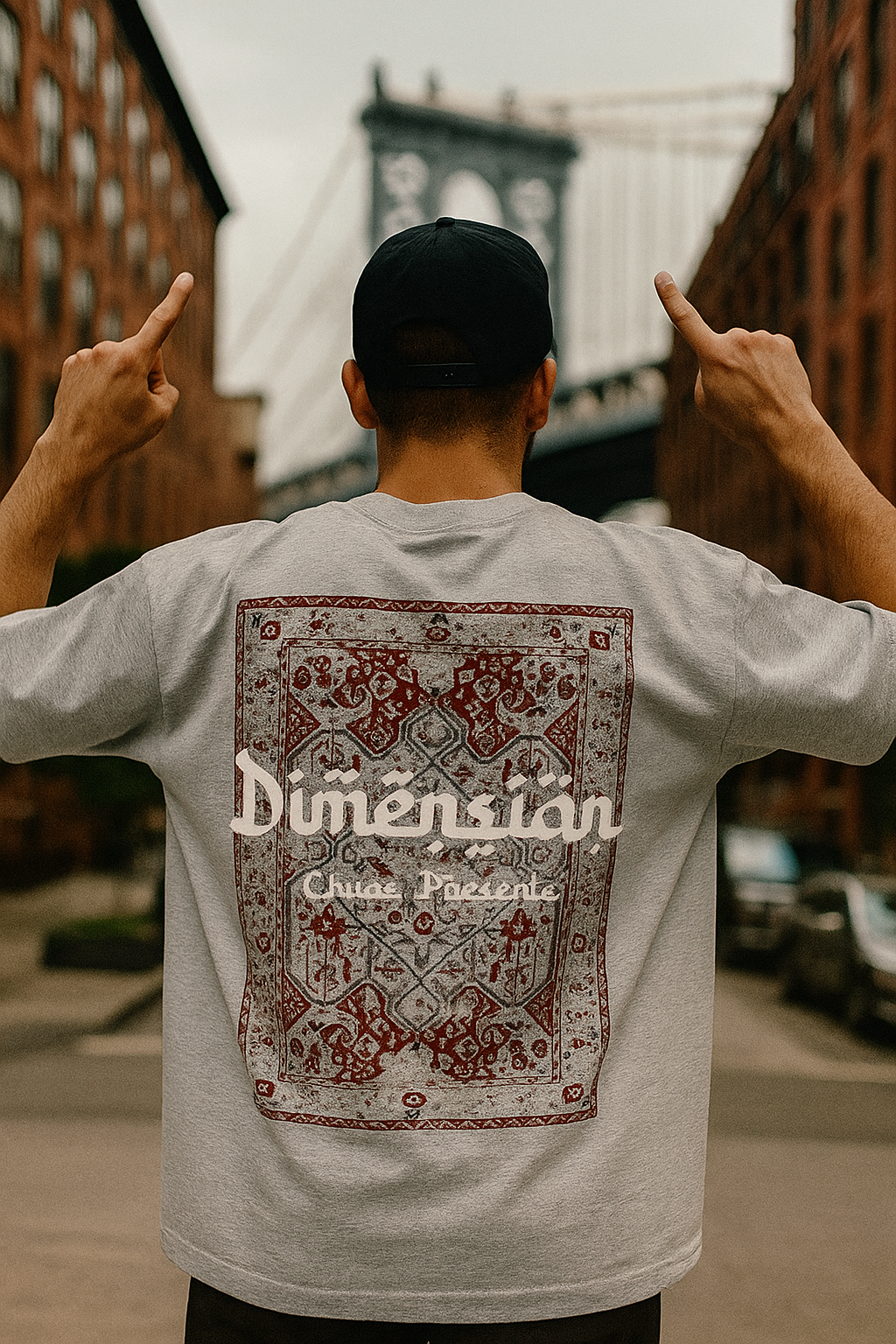 Oversized Dimension Drift Unisex T-Shirt