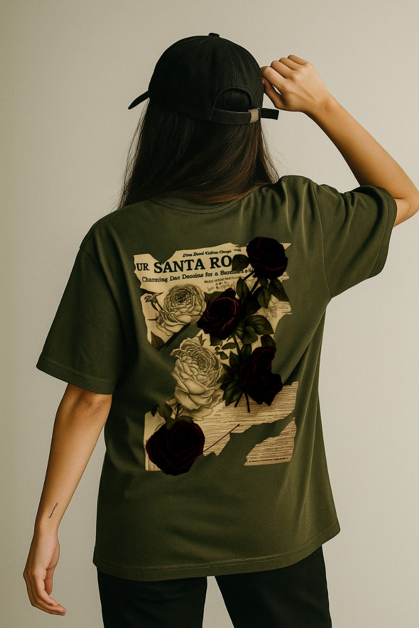 Oversized Vintage Bloom T-Shirt