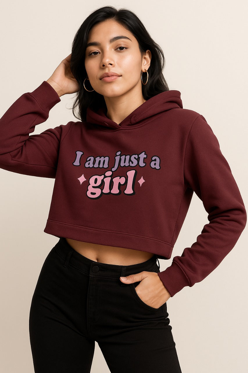 Grace With Grit Cropped Hoodie
