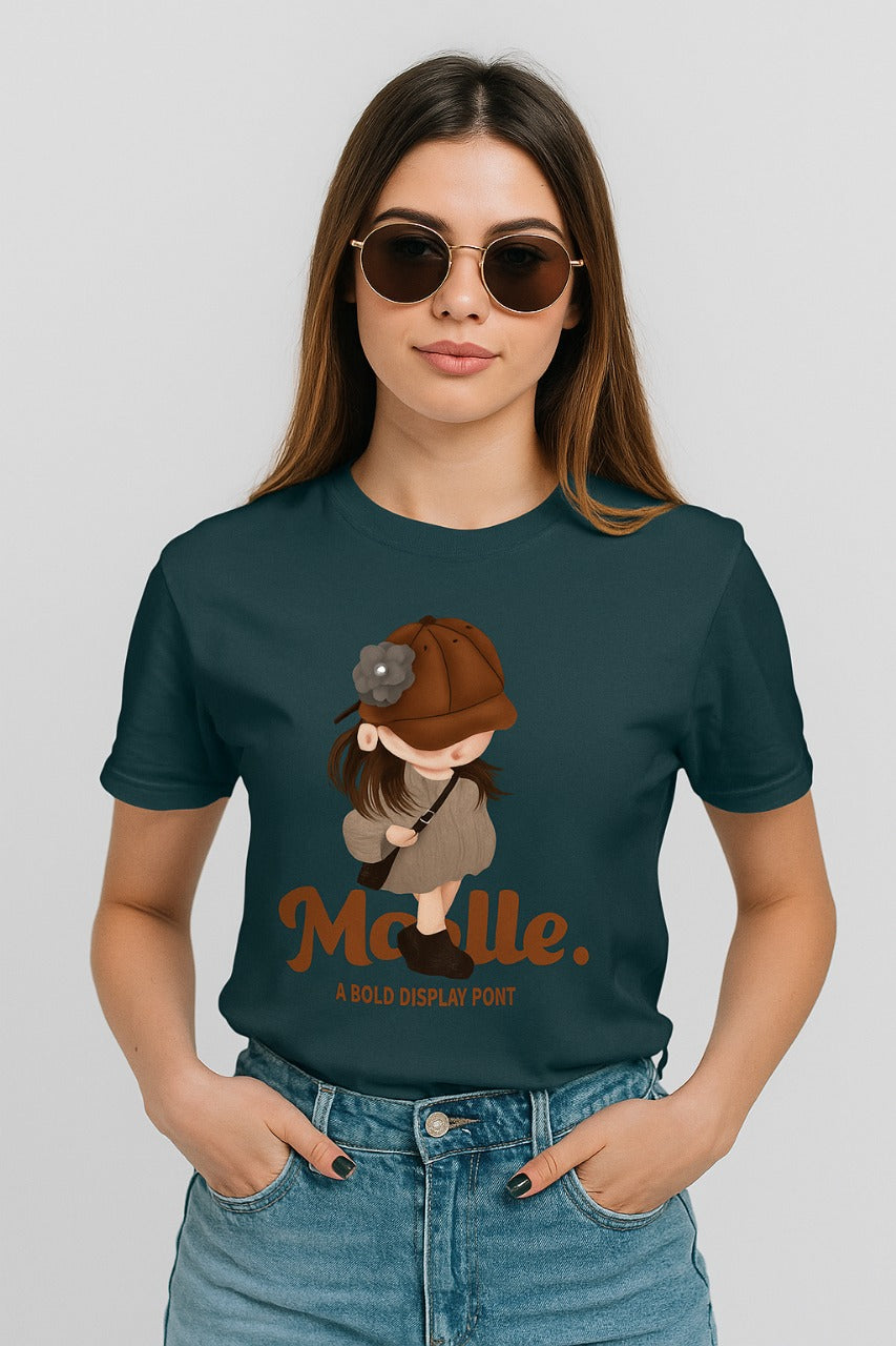 Oversized Cozy Girl T-Shirt