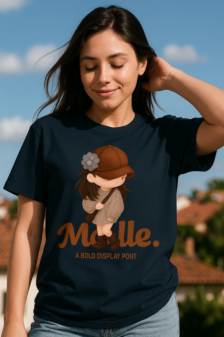 Oversized Cozy Girl T-Shirt