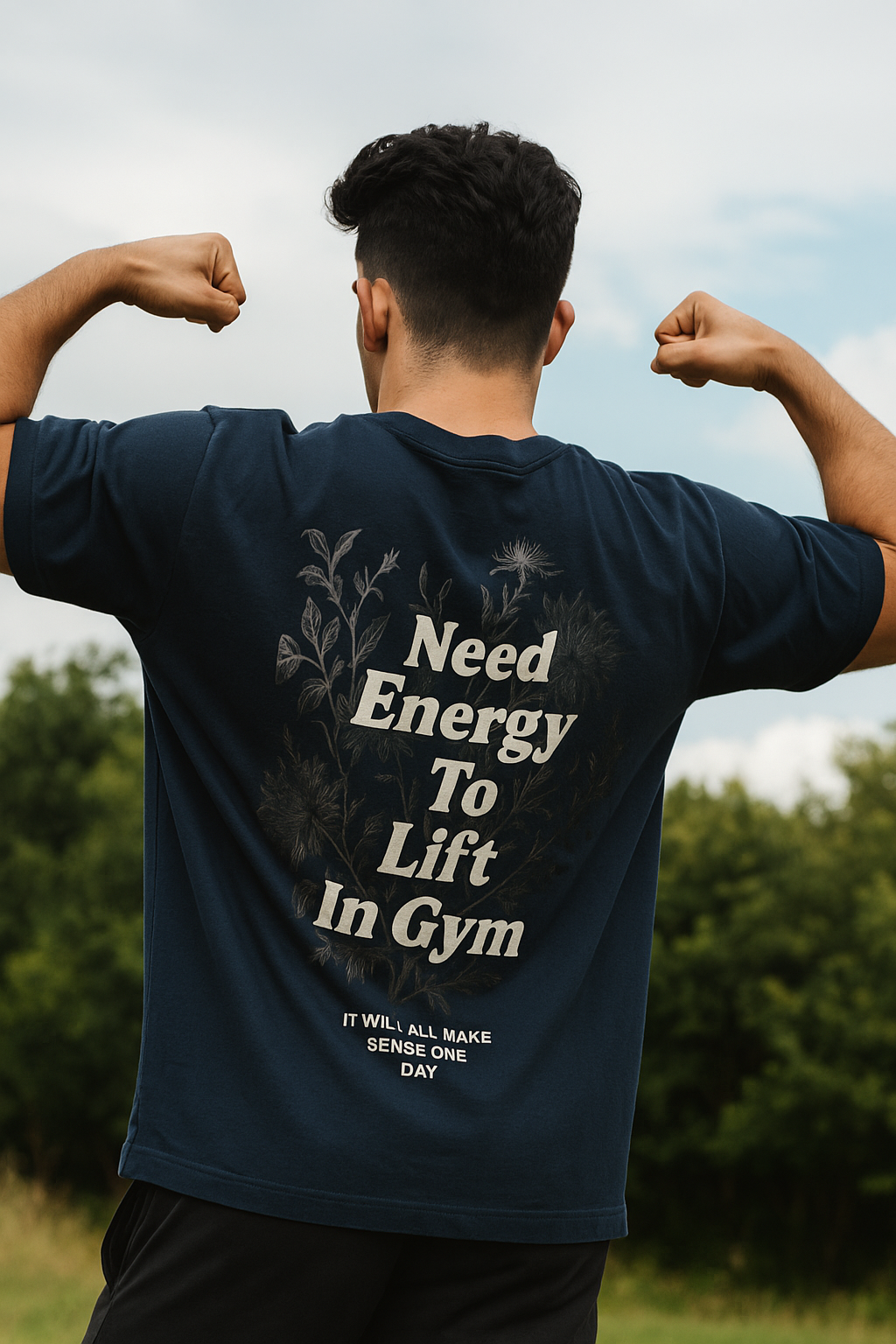 Oversized  Lift & Bloom Motivation Unisex T-Shirt