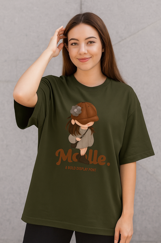 Oversized Cozy Girl T-Shirt