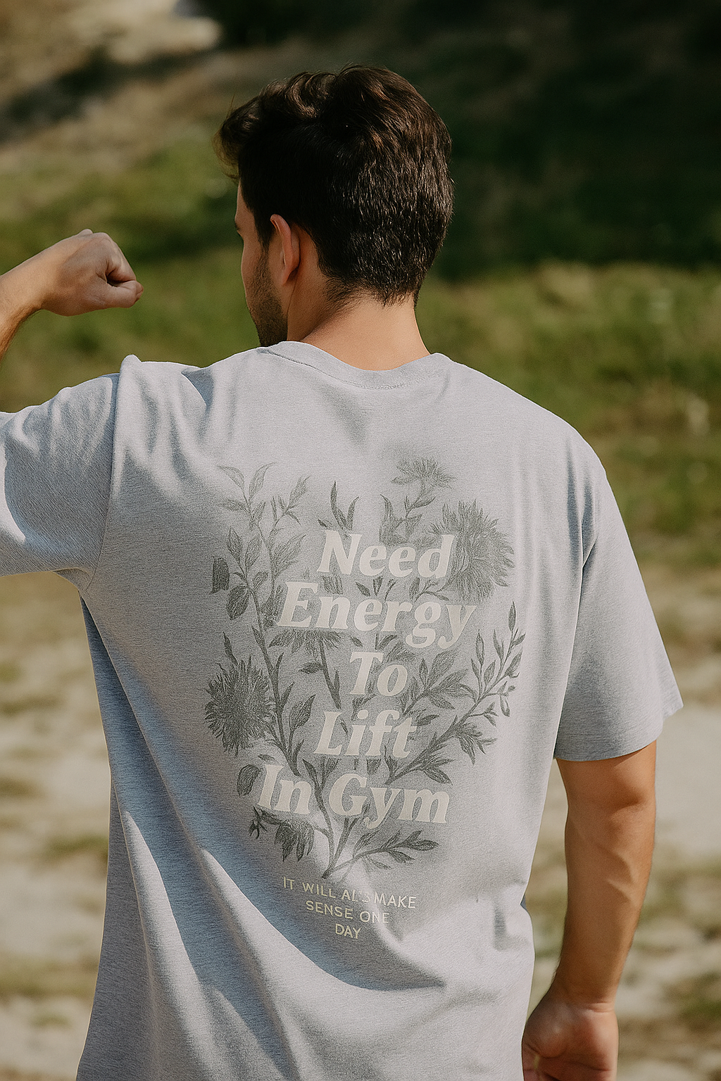 Oversized  Lift & Bloom Motivation Unisex T-Shirt