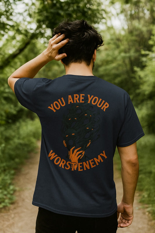 Oversized 'Your Worst Enemy ' Unisex T-Shirt