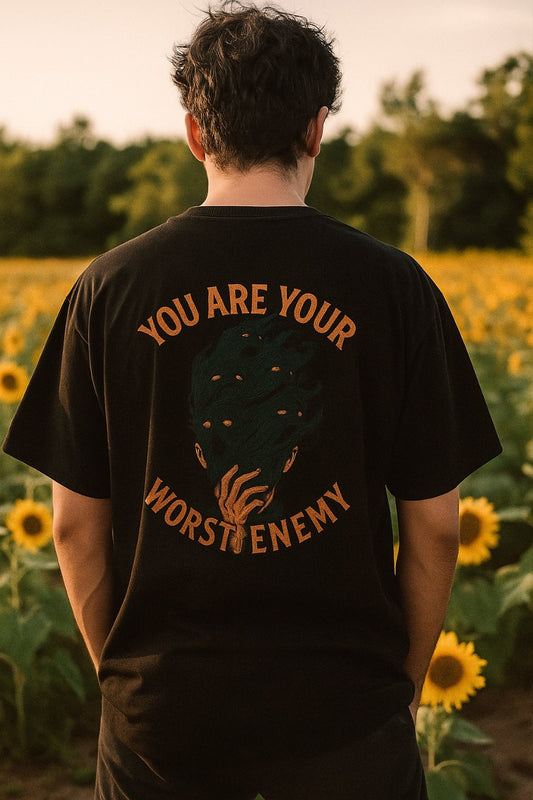 Oversized 'Your Worst Enemy ' Unisex T-Shirt