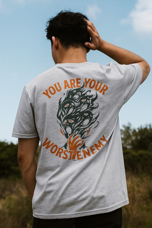 Oversized 'Your Worst Enemy ' Unisex T-Shirt