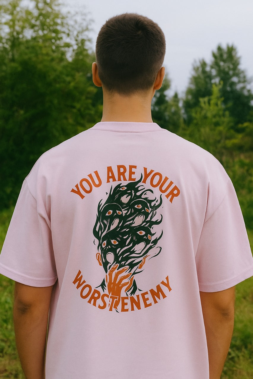 Oversized 'Your Worst Enemy ' Unisex T-Shirt