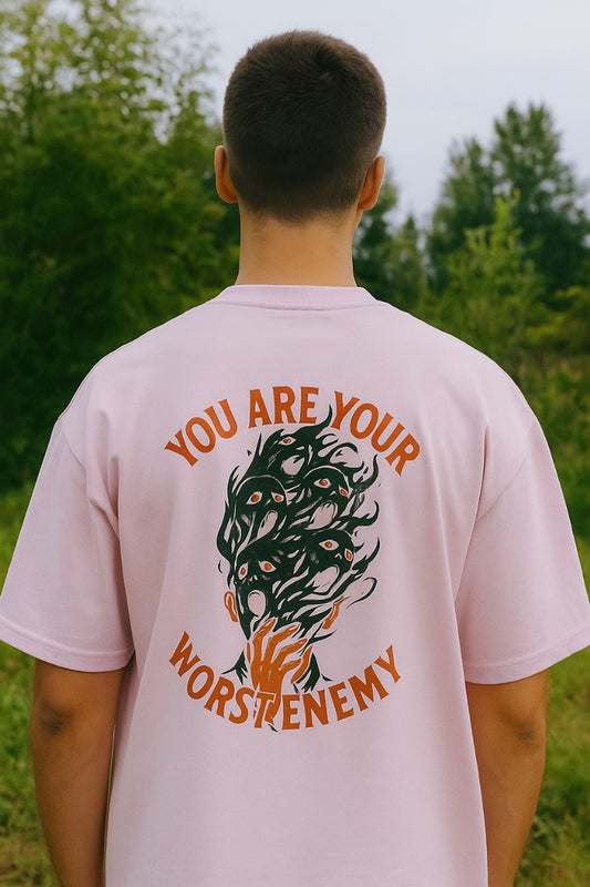 Oversized 'Your Worst Enemy ' Unisex T-Shirt