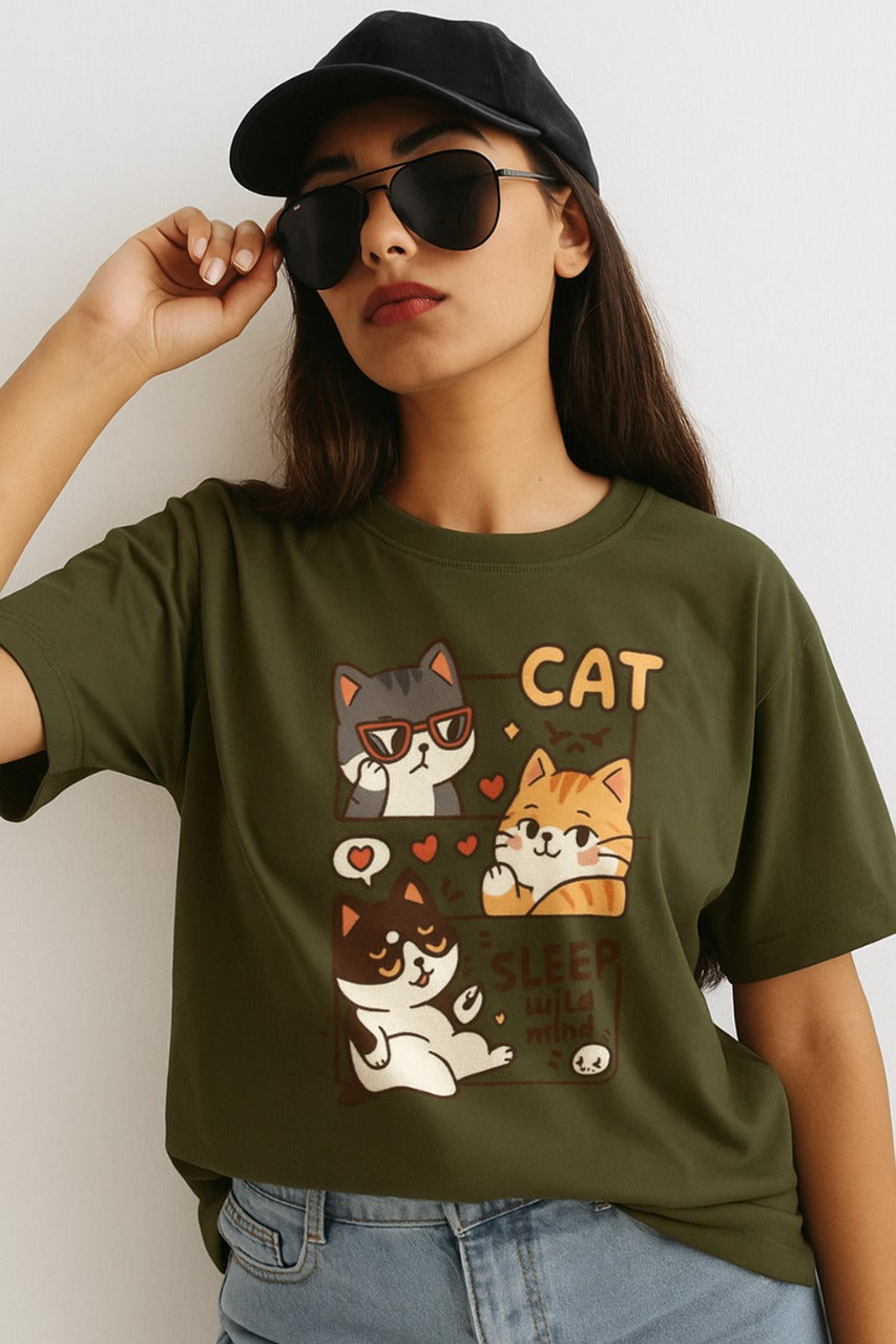 Oversized Cat Chronicles T-Shirt