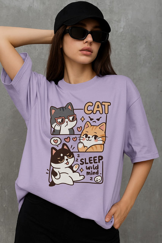 Oversized Cat Chronicles T-Shirt