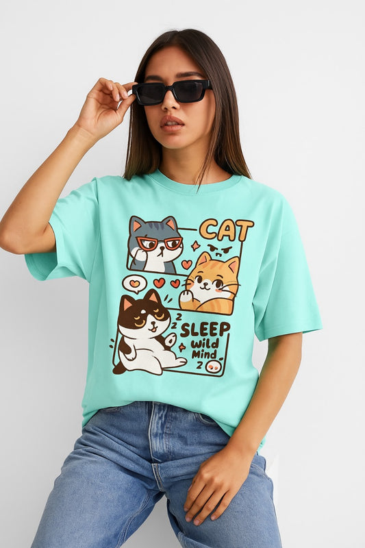 Oversized Cat Chronicles T-Shirt