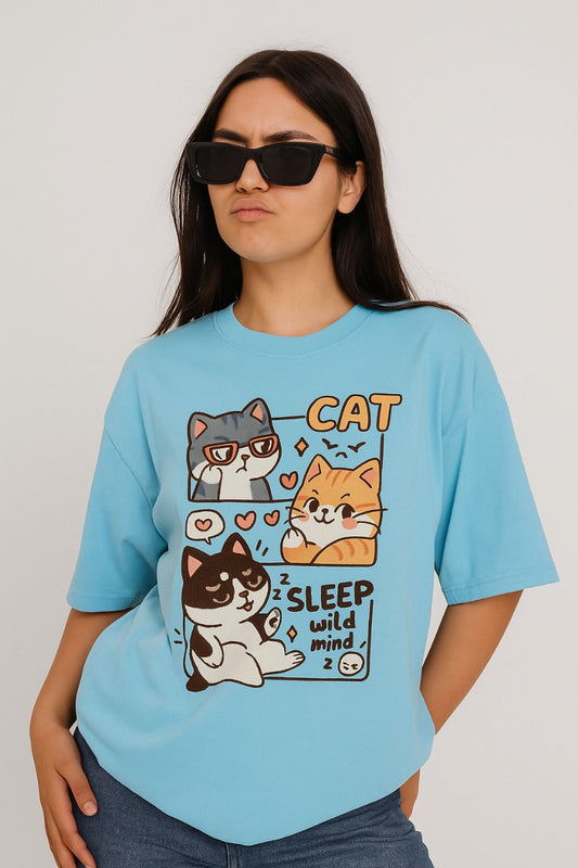 Oversized Cat Chronicles T-Shirt