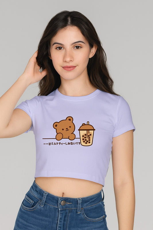 Neko Boba Dreams Crop Top