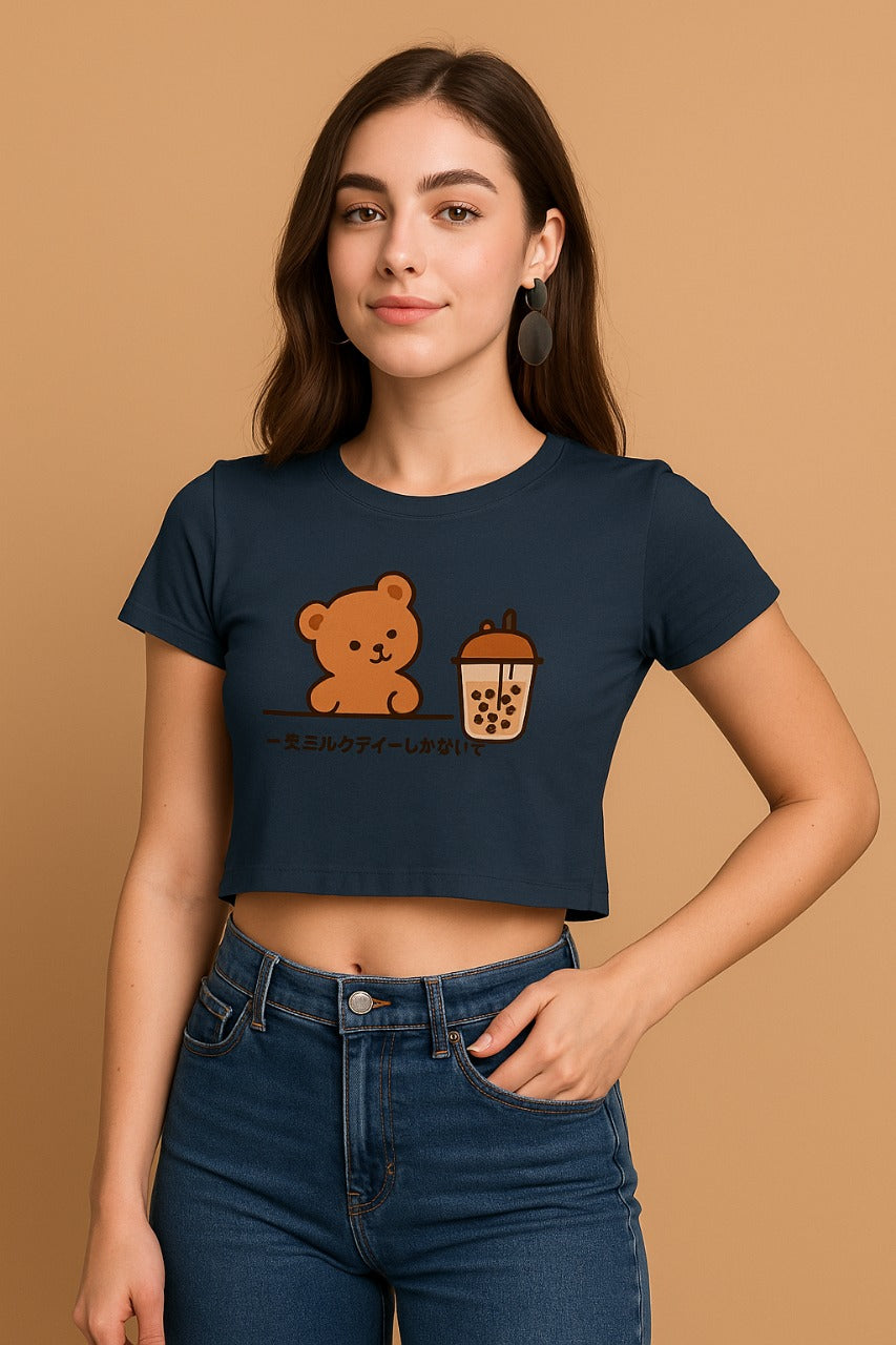 Neko Boba Dreams Crop Top