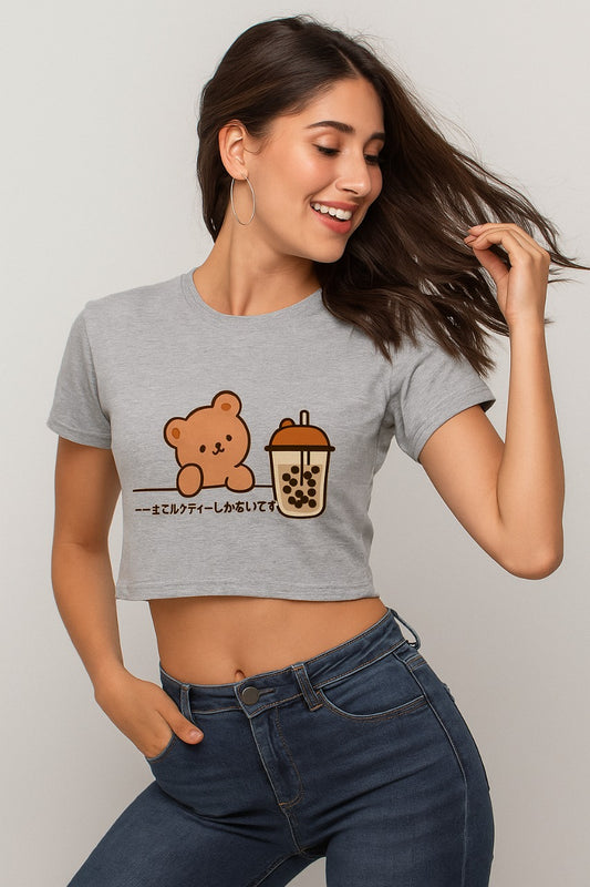 Neko Boba Dreams Crop Top