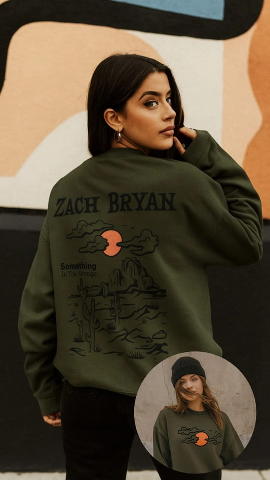 Desert In Orange  Sweatshirt