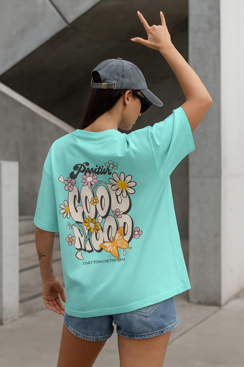 Oversized Floral Feel T-Shirt