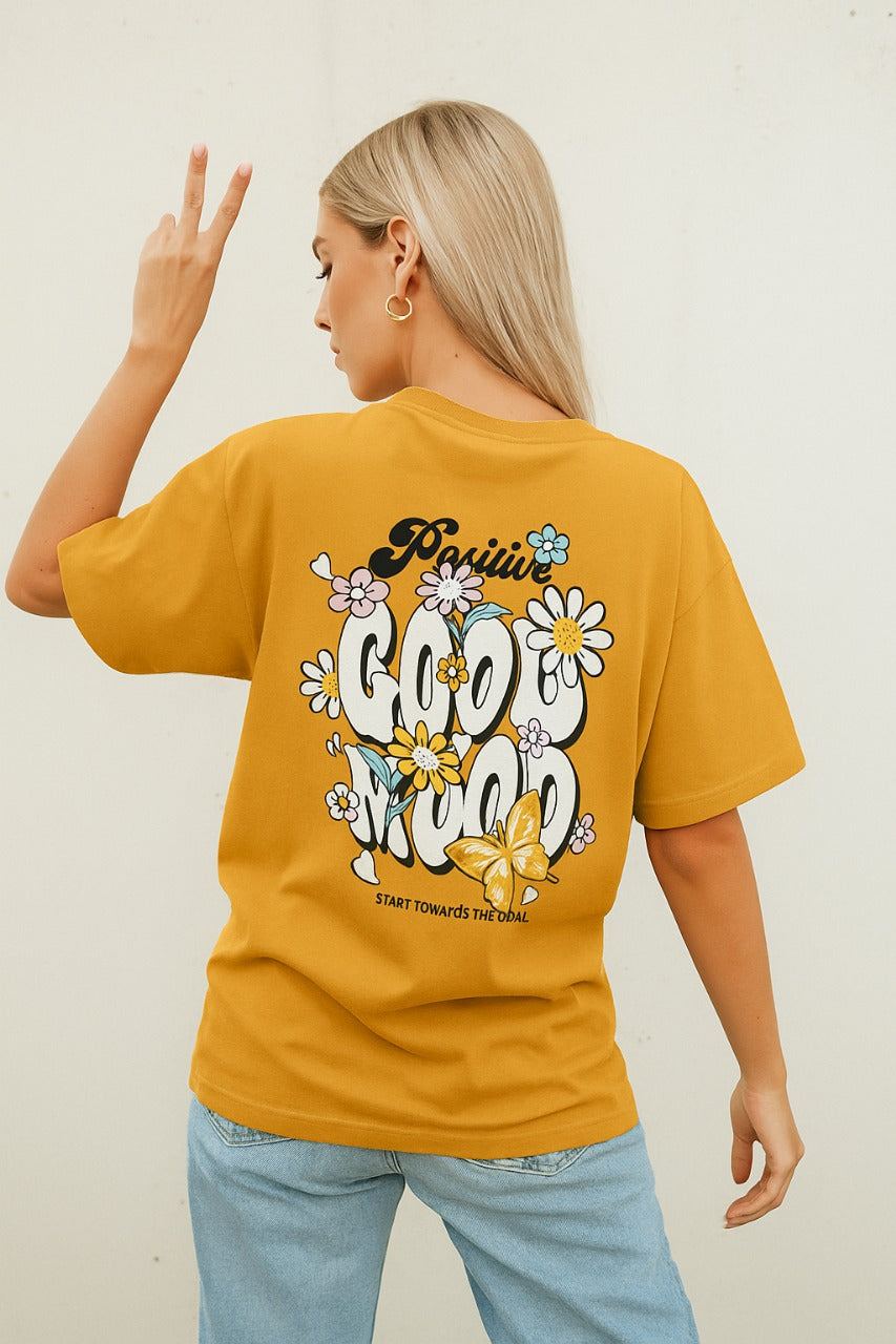 Oversized Floral Feel T-Shirt