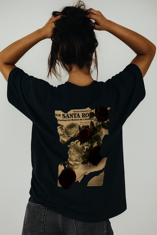 Oversized Vintage Bloom T-Shirt