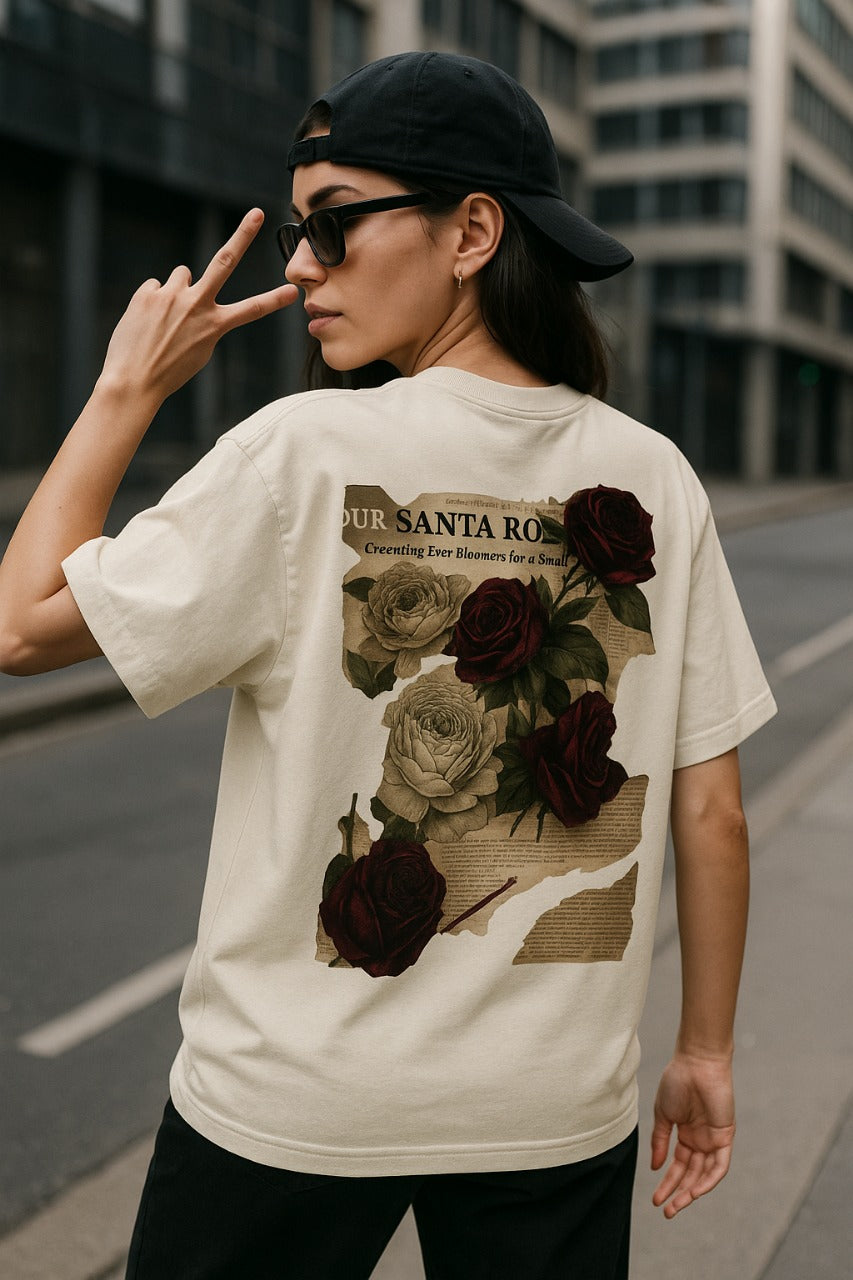 Oversized Vintage Bloom T-Shirt