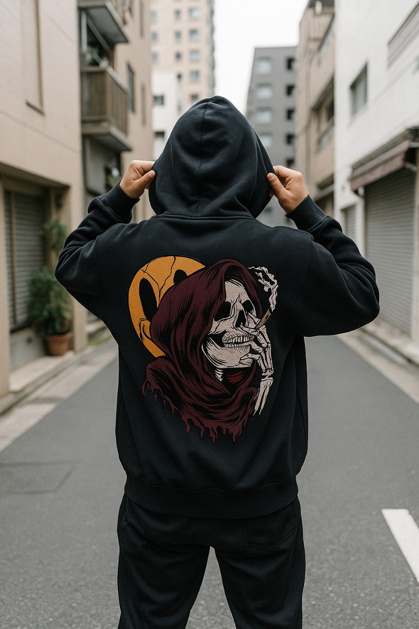 Oversized Dead Inside, Vibin’ Outside Unisex Hoodie
