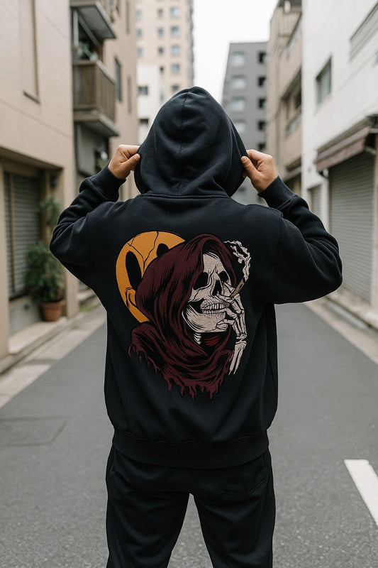 Oversized Dead Inside, Vibin’ Outside Unisex Hoodie