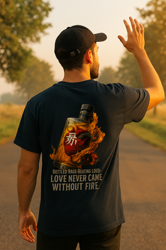 Oversized Inferno Love Unisex T-Shirt