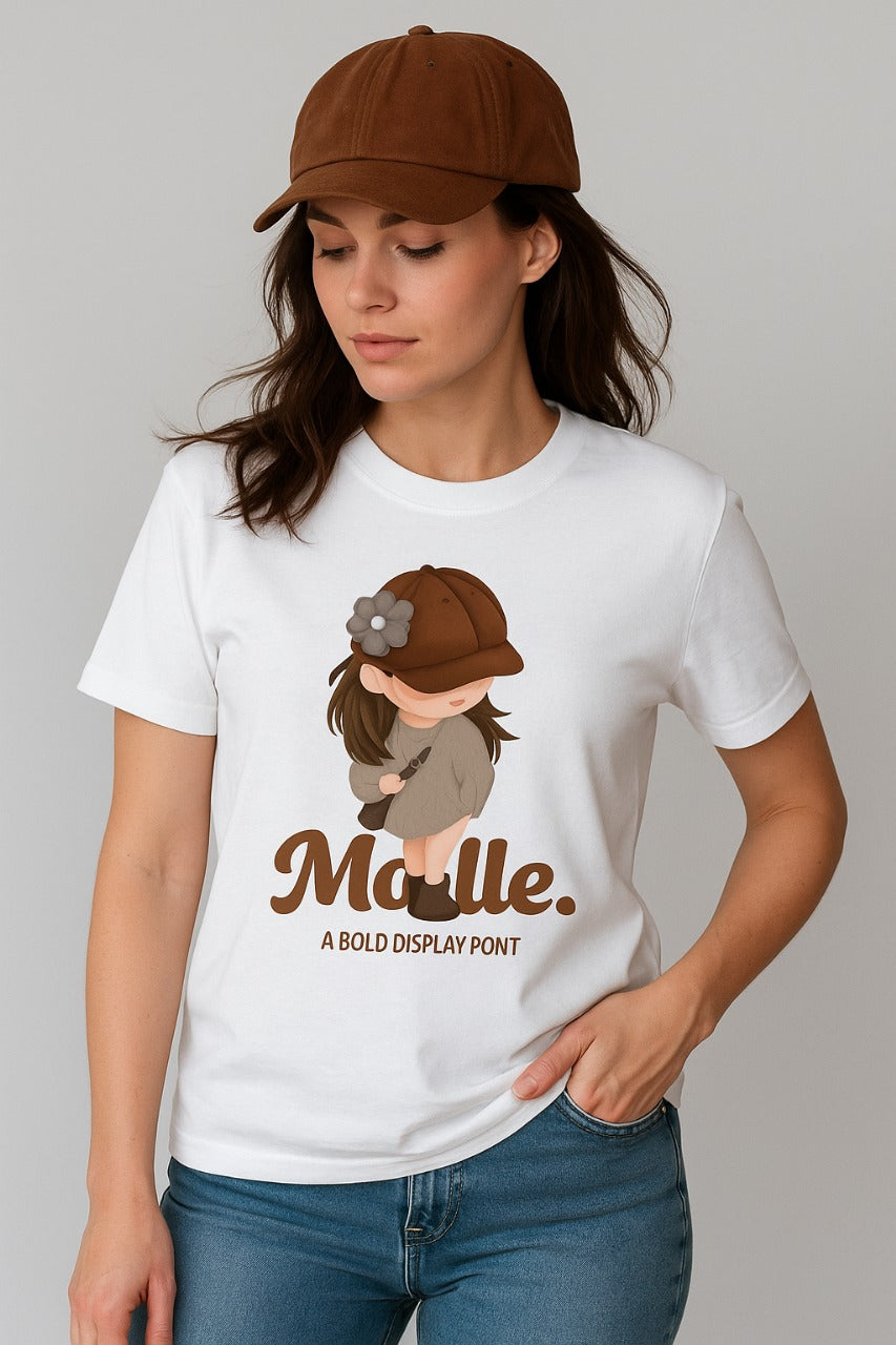 Oversized Cozy Girl T-Shirt