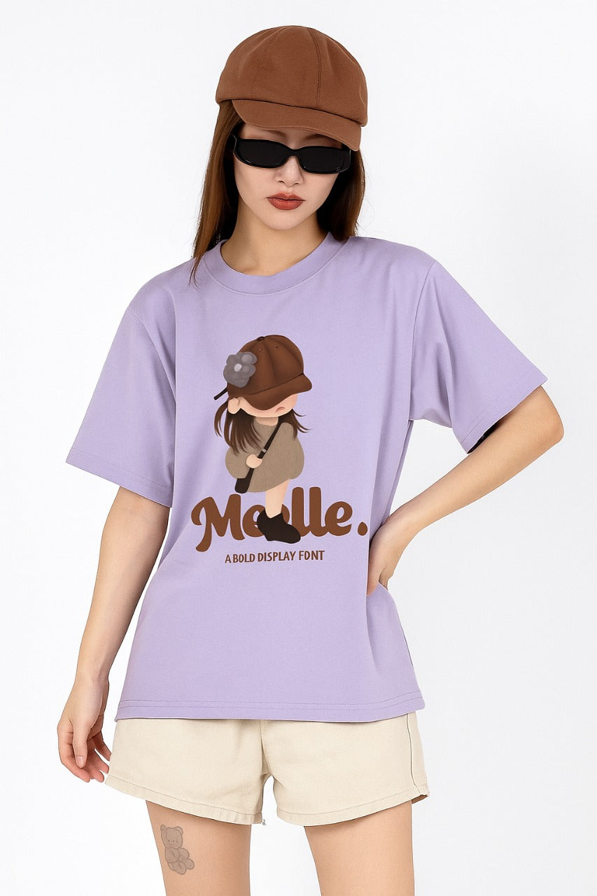 Oversized Cozy Girl T-Shirt