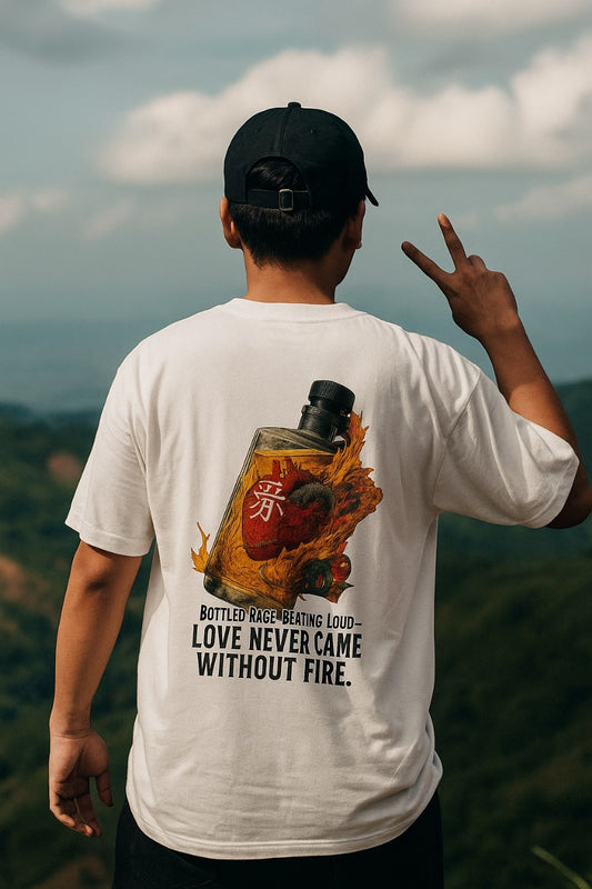 Oversized Inferno Love Unisex T-Shirt