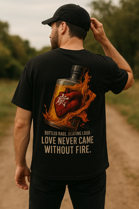 Oversized Inferno Love Unisex T-Shirt