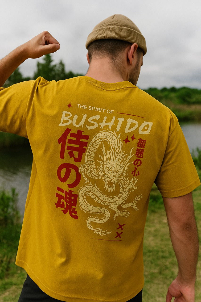 Oversized Bushido Flame Unisex T-Shirt
